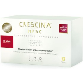 CRESCINA HFSC Transdermic Complete Treatment 200 Woman Αμπούλες Μαλλιών κατά της Τριχόπτωσης 40x3.5ml
