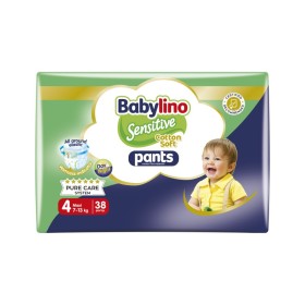 Babylino Sensitive Cotton Soft Pants Unisex No4 Πάνες Βρακάκι Maxi 7-13kg 38 Τεμάχια Babylino Sensitive Cotton Soft Pants Unisex No4 Πάνες Βρακάκι Maxi 7-13kg 38 Τεμάχια