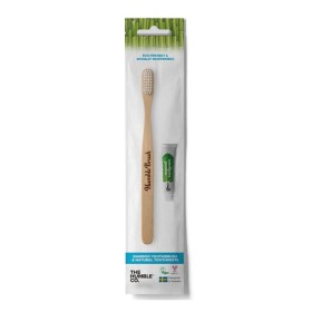 THE HUMBLE CO Promo Bamboo Toothbrush Toothbrush 1 Piece & Natural Toothpaste Toothpaste 7g Travel Size