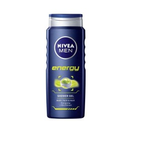 NIVEA Men Energy 24h Fresh Effect Shower Gel 500ml