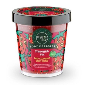 ORGANIC SHOP Body Desserts Strawberry Jam Deep Cleansing Body Scrub Απολεπιστικό Σώματος 450ml