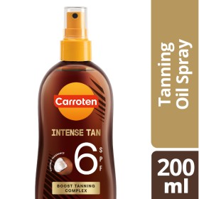 Carroten Summer Dreams Intensive Tanning Oil Λάδι για Έντονο Μαύρισμα με Άρωμα Καρύδας σε Σπρέι Spf6 200ml