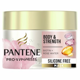 PANTENE Pro-V Miracles Long & Thick Hair Mask Biotin & Rose Water Silicone-Free Full & Long Hair Mask with Biotin & Rose Water 160ml