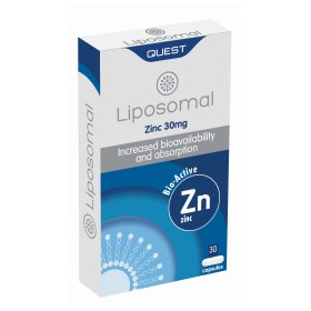 Quest Liposomal Zinc 30μg  Λιποσωμικός Ψευδάργυρος 30 Κάψουλες