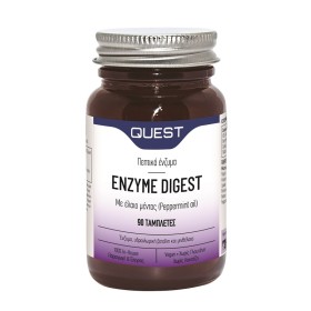 QUEST Enzyme Digest Συμπλήρωμα για Ενίσχυση της Πέψης με Μέντα 90 Ταμπλέτες