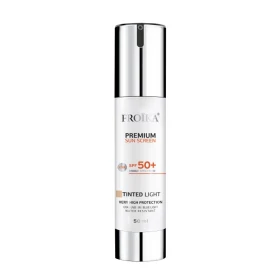Froika Premium Sun Screen SPF50+ Tinted Light Αντηλιακή Κρέμα Προσώπου με Χρώμα Ελαφριάς Υφής 50ml