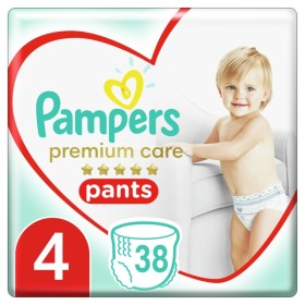 PAMPERS Premium Care Pants Πάνες Μέγεθος 4 (9-15kg) 38 Τεμάχια
