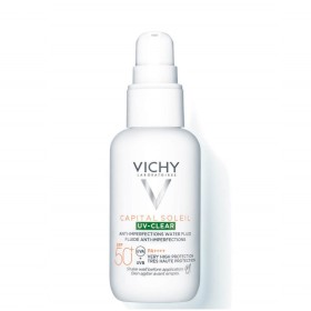 VICHY Capital Soleil UV-Clear Αντηλιακό Προσώπου κατά των Ατελειών SPF50 40ml