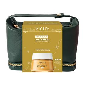 Vichy Promo Neovadiol Magistral Day Cream Κρέμα Ημέρας για την Επιδερμίδα στην Εμμηνόπαυση 50ml & Δώρο Γαλάκτωμα Ντεμακιγιάζ Purete Thermale 3 In 1 100ml & Νεσεσέρ