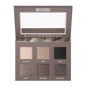 Mesauda Milano Bare Harmony Palette Παλέτα με Σκιές Ματιών σε Στερεή Μορφή 202 Deep Smoky 6g
