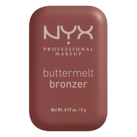 NYX  PROFESSIONAL MAKE UP Buttermelt Bronzer Powder Bronzer Butta Dayz 07 Καφέ 5g