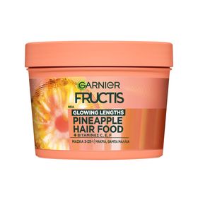Garnier Fructis Glowing Lengths Pineapple Hair Food Mask Μάσκα Μαλλιών 3σε1 400ml