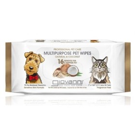 GIOVANNI Multipurpose Pet Wipes Πολυχρηστικά Υγρά Μαντηλάκια για Σκύλους & Γάτες 75 Τεμάχια
