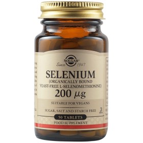 SOLGAR Selenium 200μg 50 Tablets