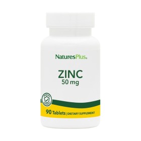 NATURES PLUS Zinc 50mg Supplement with Zinc 90 Tablets