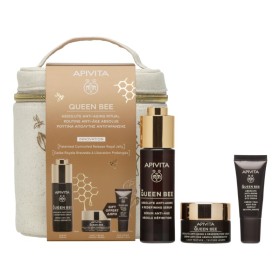 Apivita Promo Queen Bee Absolute Anti Aging & Redefining Serum Ορός Απόλυτης Αντιγήρανσης & Ανόρθωσης Περιγράμματος 30ml & Regenerating Light Texture Cream 15ml & Reviving Eye Cream 5ml