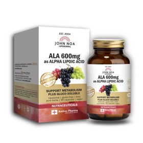 John Noa Liposomal Ala 600mg Λιποσωμιακό 60 Φυτικές Κάψουλες John Noa Liposomal Ala 600mg Λιποσωμιακό 60 Φυτικές Κάψουλες