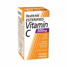 HEALTH AID Esterified Vitamin C 500mg Συμπλήρωμα Διατροφής με Βιταμίνη C για Ισχυρό Ανοσοποιητικό Σύστημα 60 Ταμπλέτες