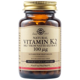 Solgar Vitamin K2 100μg 50 Φυτικές Κάψουλες