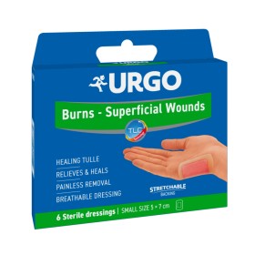 Urgo Burns & Superficial Wounds Dressings Αποστειρωμένα Επιθέματα για Εγκαύματα 6 Τεμάχια Urgo Burns & Superficial Wounds Dressings Αποστειρωμένα Επιθέματα για Εγκαύματα 6 Τεμάχια