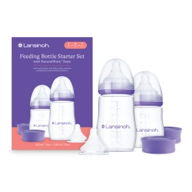 Lansinoh Set Feeding Bottle Σετ Μπιμπερό με Θηλή NaturalWave 3 Τεμάχια Lansinoh Set Feeding Bottle Σετ Μπιμπερό με Θηλή NaturalWave 3 Τεμάχια