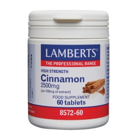 Lamberts cinnamon Συμπλήρωμα με Κανέλα για Βελτίωση της Πέψης 2500mg 60 Ταμπλέτες Lamberts cinnamon Συμπλήρωμα με Κανέλα για Βελτίωση της Πέψης 2500mg 60 Ταμπλέτες