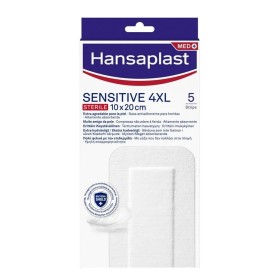 Hansaplast Sensitive Αυτοκόλλητες Γάζες 4XL 10 x 20cm 5 Τεμάχια