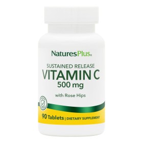Natures Plus Vitamin C With Rose Hips 500mg 90 Ταμπλέτες