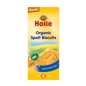 Holle Organic Spelt Baby Biscuits Βρεφικά Μπισκότα με Αλεύρι Ντίνκελ από 8m+ 150g