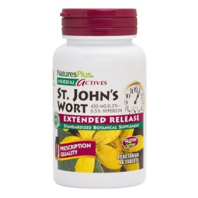 Natures Plus ST. Johns Wort Extended Release.450 MG Supplement for Depression 60 Tablets