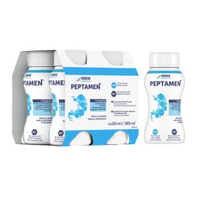 Nestle Peptamen Vanilla Flavour Bottle Πλήρης Θρεπτική Τροφή με Γεύση Βανίλια 4x200ml