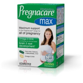 VITABIOTICS Pregnacare Max Συμπλήρωμα Υποστήριξης για την Εγκυμοσύνη 56 Ταμπλέτες & 28 Κάψουλες