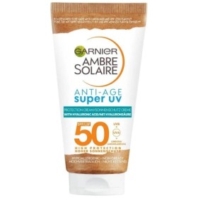 GARNIER Ambre Solaire Anti-Age Super UV SPF50 Αντηλιακή Κρέμα Προσώπου κατά των Ρυτίδων 50ml