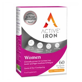 Bionat Active Iron For Women με Ενεργό Σίδηρο & 16 Απαραίτητες Βιταμίνες Μέταλλα & Ιχνοστοιχεία 60 Κάψουλες Bionat Active Iron For Women με Ενεργό Σίδηρο & 16 Απαραίτητες Βιταμίνες Μέταλλα & Ιχνοστοιχεία 60 Κάψουλες
