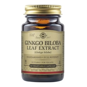 Solgar Ginkgo Biloba Leaf Extract 60 Φυτικές Κάψουλες Solgar Ginkgo Biloba Leaf Extract 60 Φυτικές Κάψουλες