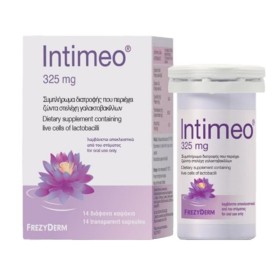 Frezyderm Intimeo 325mg Συμπλήρωμα Διατροφής με Ζώντα Στελέχη Γαλακτοβακίλλων 14 Καψάκια