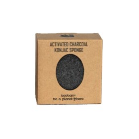 Boobam Sponge Konjac Activated Charcoal Σφουγγάρι 1 Τεμάχιο Boobam Sponge Konjac Activated Charcoal Σφουγγάρι 1 Τεμάχιο
