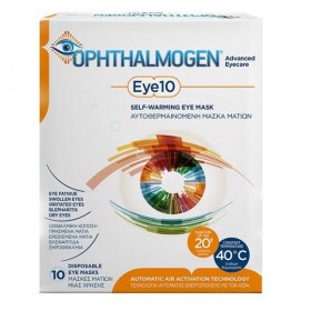 OPHTHALMOGEN Eye 10 Αυτοθερμαινόμενες Κομπρέσες Ματιών 10 Τεμάχια