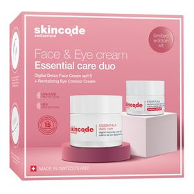 Skincode Promo Essential Care Digital Detox Face Cream Ενυδατική Κρέμα Ημέρας με Spf 15 50ml & Revitalizing Eye Contour Cream 30ml Skincode Promo Essential Care Digital Detox Face Cream Ενυδατική Κρέμα Ημέρας με Spf 15 50ml & Revitalizing Eye Contour Cream 30ml