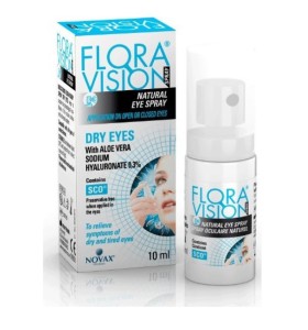 Novax Flora Vision Dry Eyes Natural Spray Φυσικό Σπρέι για Ξηρά Μάτια 10ml