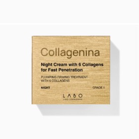 COLLAGENINA Night Cream Grade 1 Αγωγή Νυκτός για Σύσφιξη & Ελαστικότητα 50ml