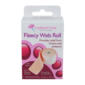 Carnation Fleecy Web Roll 7.5cm X 75cm Προστατευτικό Αυτοκόλλητο σε Ρολό 1 Τεμάχιο Carnation Fleecy Web Roll 7.5cm X 75cm Προστατευτικό Αυτοκόλλητο σε Ρολό 1 Τεμάχιο
