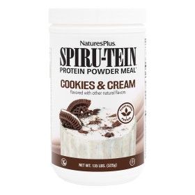 Natures Plus Spiru-Tein Cookies & Cream Shake Φόρμουλα για Αδυνάτισμα & Ενέργεια Γεύση Μπισκότο -Κρέμα 525g