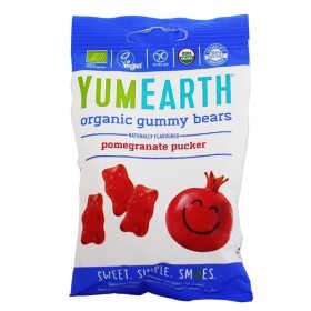 Yumearth Organic Fruit Bears Ζελεδάκια με Γεύση Ρόδι 50g
