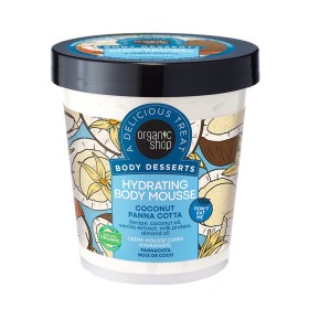 Organic Shop Body Desserts Hydrating Body Mousse Coconut Panna Cotta Ενυδατική Μους Σώματος 450ml