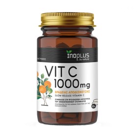 Inoplus Vit C 1000mg Slow Release για Ενίσχυση του Ανοσοποιητικού 60 Δισκία Inoplus Vit C 1000mg Slow Release για Ενίσχυση του Ανοσοποιητικού 60 Δισκία