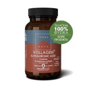 Terranova Vollagen & Hyaluronic Accid Complex με Κολλαγόνο & Υαλουρονικό Οξύ 50 Κάψουλες Terranova Vollagen & Hyaluronic Accid Complex με Κολλαγόνο & Υαλουρονικό Οξύ 50 Κάψουλες