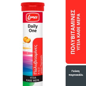 Lanes Daily One Πολυβιταμίνες με Γεύση Πορτοκάλι 20 Aναβράζοντα Δισκία