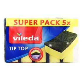 Vileda Tip Top Σφουγγάρι Πιάτων 5 Τεμάχια
