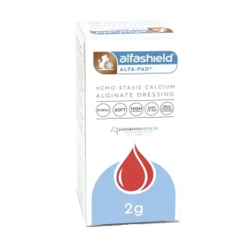 Alfashield Alpha-Pad Αιμοστατικό Βαμβάκι Αλγινικού Ασβεστίου  2g